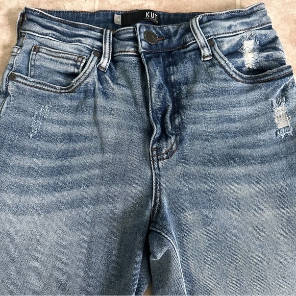 KUT from the Kloth Rachael Fab Ab Mom‎ Jean High Rise Straight Size 4 - Picture 3 of 11